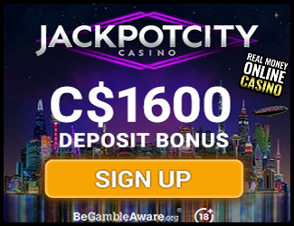 Jackpotcity Casino Welcome Bonus