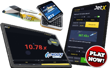 Play the JetX Game at WolfyCasino