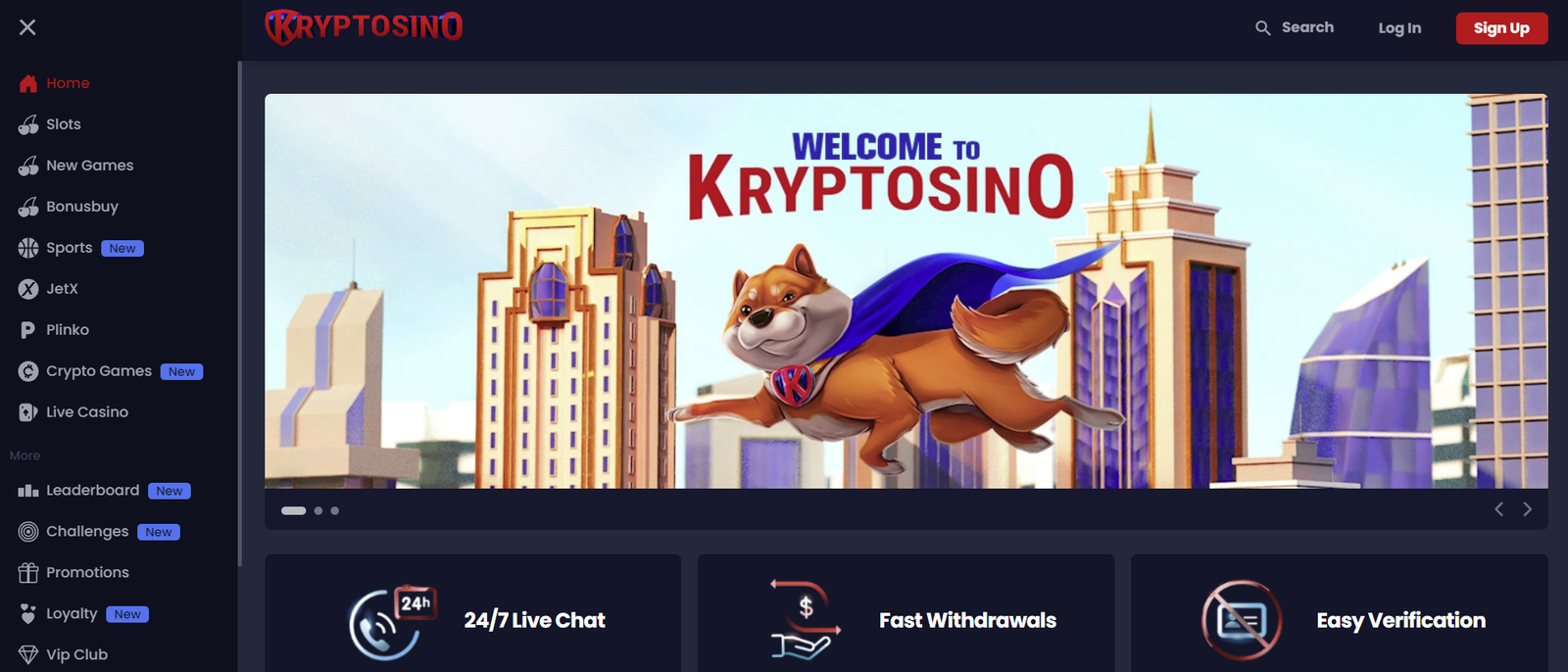 Kryptosino Casino Review