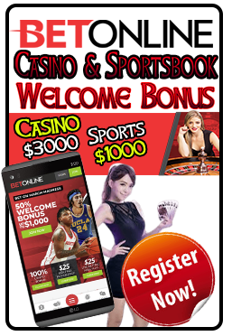 BetOnline Casino's exclusive welcome bonuses