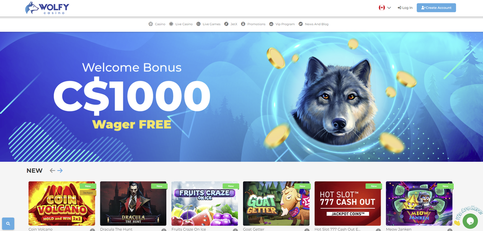 Wolfy Casino Review