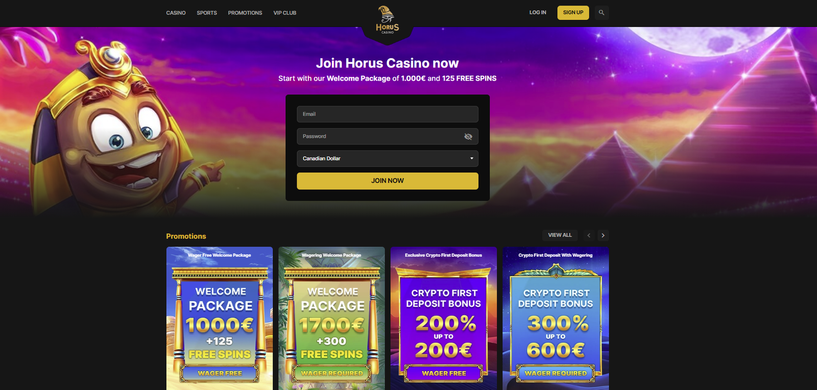 The Full Horus Casino Review